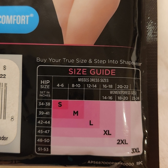 Maidenform Flexees Shaper Brief Black Lace Firm Cool Comfort Size Small New - Picture 9 of 10